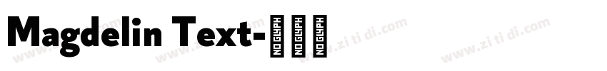 Magdelin Text字体转换